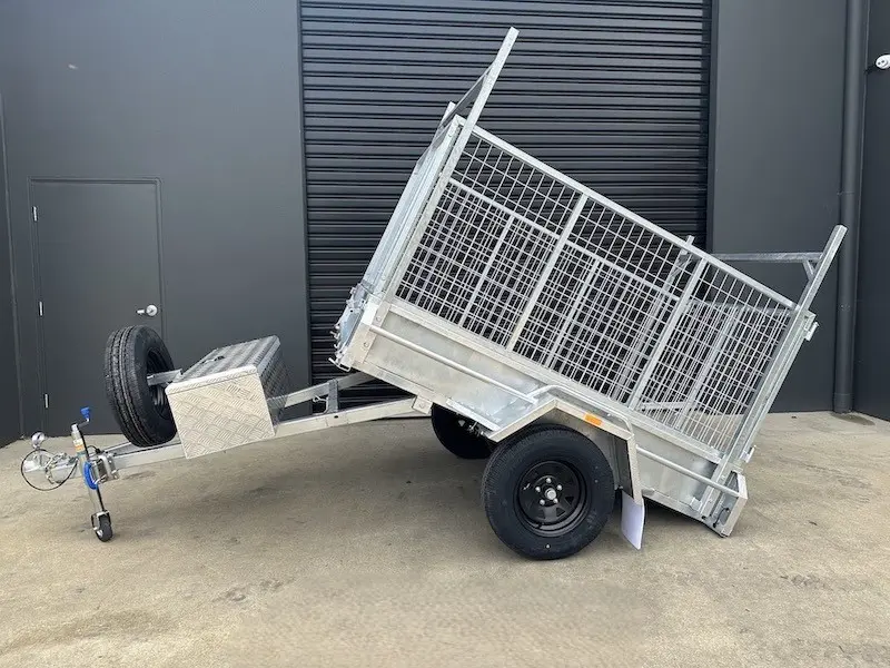 7x4-Box-Trailer-Tipper-Single-Axle-Galvanised-900mm-Cage-Ladder-Racks-Toolbox-750kg-ATM-1.webp
