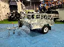 6×4 Single Axle Trailer Galvanised Box Trailers 750kg ATM