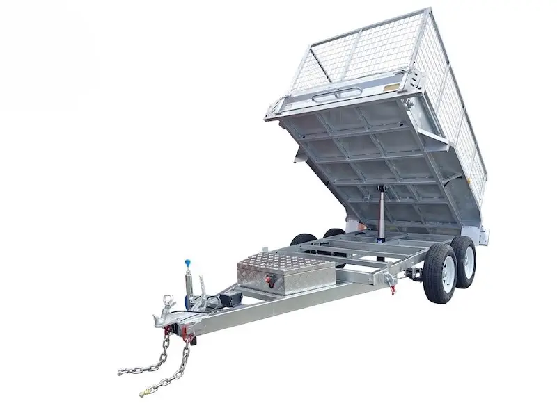 8×5 Heavy Duty Hydraulic Tipper Trailer | 15″ High Sides