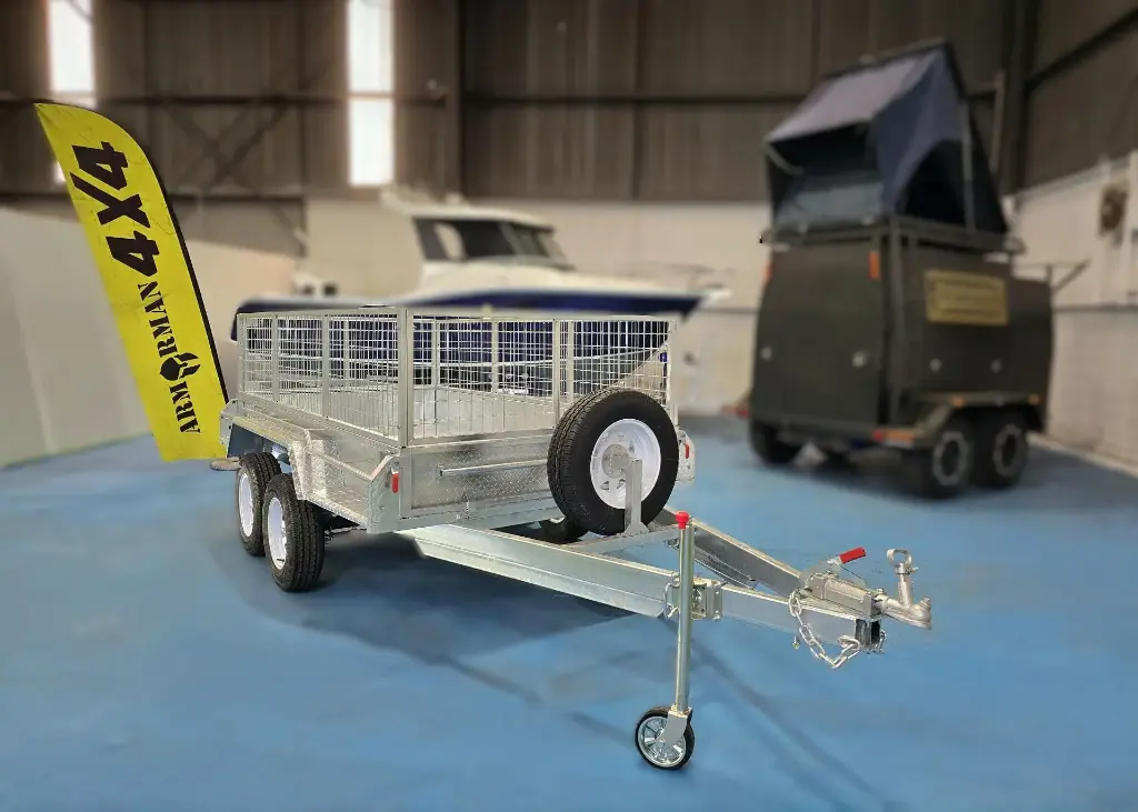 8×5 Tandem Trailer with Brake Box Trailer 2000 KG ATM 