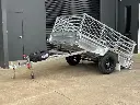 8×5 Single Axle Trailer Galvanized Box Trailers 750kg ATM