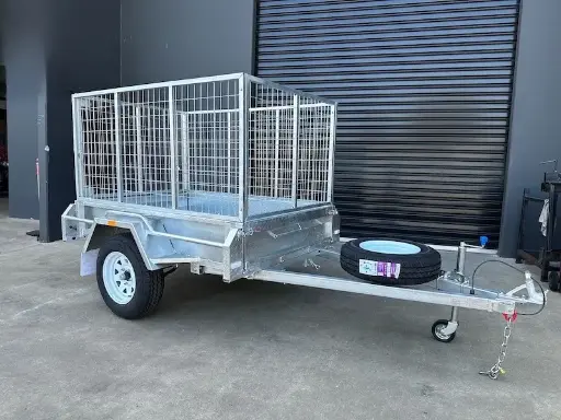 [AM-TC-64] 6×4 Single Axle Trailer Galvanised Box Trailers 750kg ATM